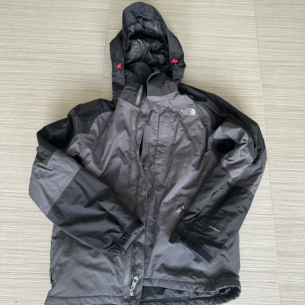 The North Face Gray and Black Jacket